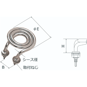 SAKAGUCHI坂口电热 热水管加热器  PW-3k  旋风型加热器