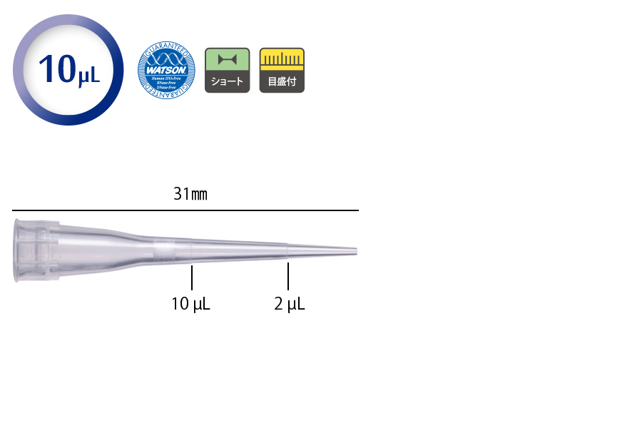 【高斯摩】WATSON深江化成 T119-7155CS 带刻度移液吸头